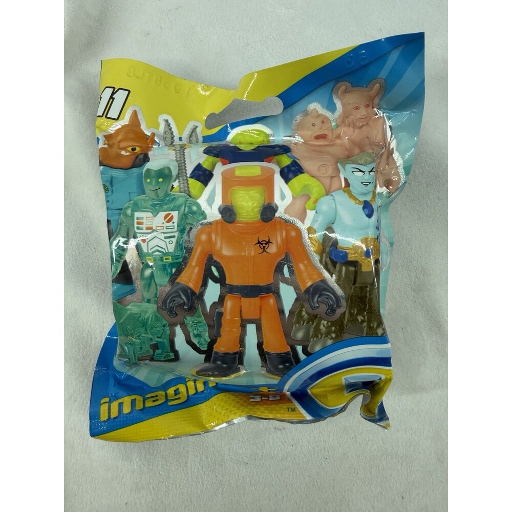 Imaginext Blind Bag Series 11 #53 RADIOACTIVE GHOUL figure w/barrel Sealed Pack